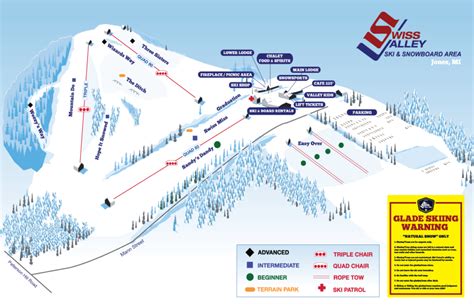 Swiss valley ski - View the trails and lifts at Swiss Valley with our interactive trail map of the ski resort. Plan out your day before heading to Swiss Valley or navigate the mountain while you're at the resort with the latest Swiss Valley trail maps. Click on the image below to see Swiss Valley Trail Map in a high quality. Click to expand trailmap image.